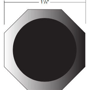Rifle 1-1/8" Straight Barrel - 28" to 48" Square Groove Rifling