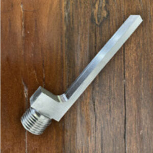 Straight Tang Breech Plug Installed